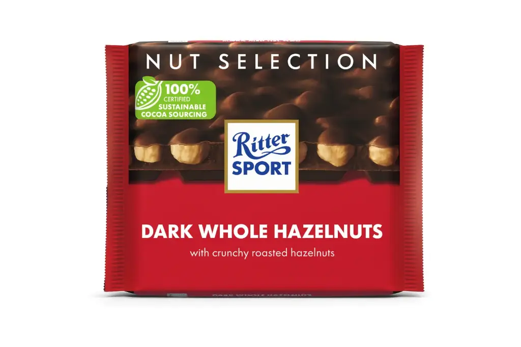 Ritter Sport Dark Whole Hazelnuts 