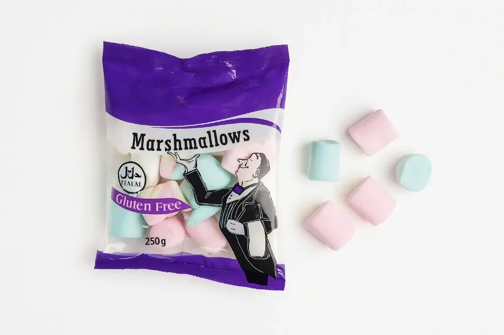 Marshmallows Farvede