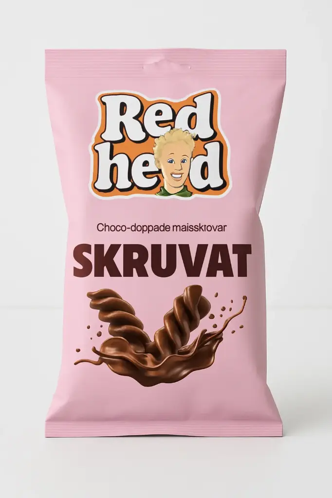 Red Head Choco-Dyppede Majsskruver