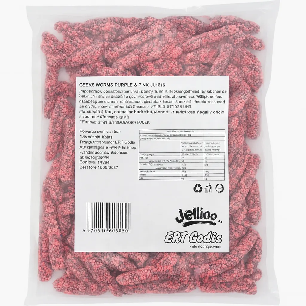 Geeks Worms Purple & Pink (50 g)