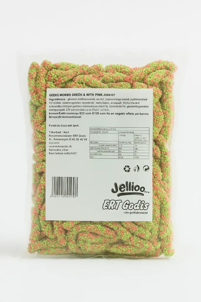 Geeks Worms Green & Pink (50 g)
