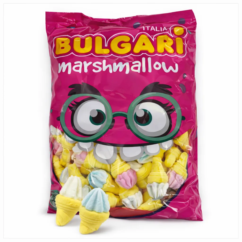 Bulgari Marshmallow Skumma Glasstrutar (50 g)