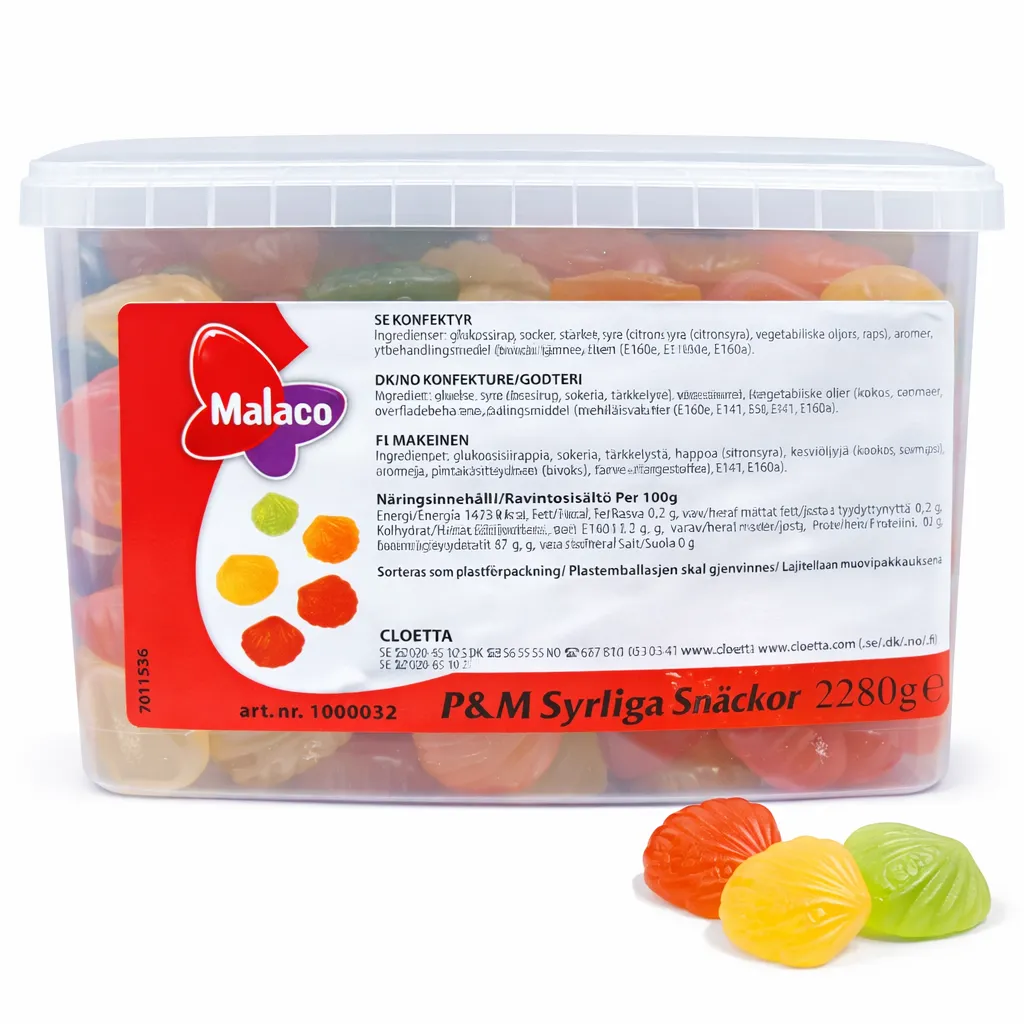 P&M Syrlige Snäckor